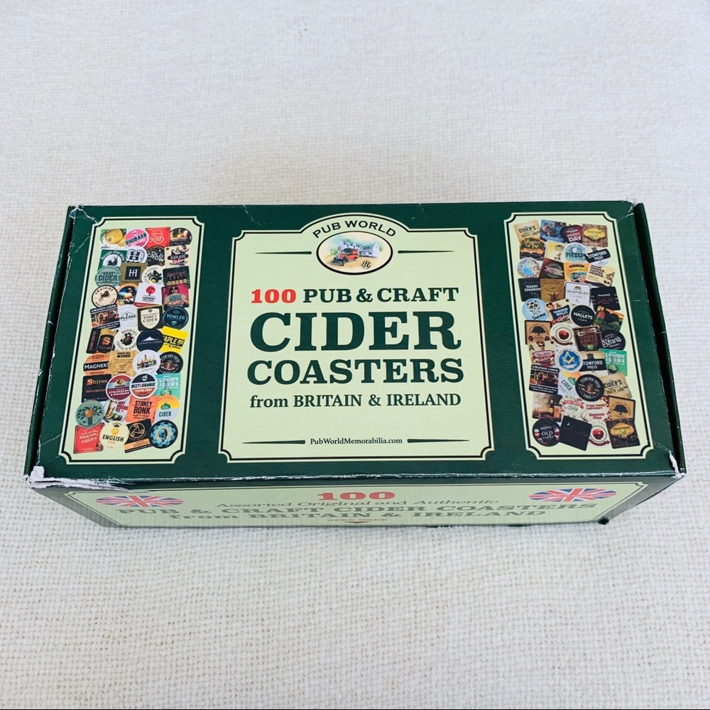 NIOB Pub World Memorabilia 100 Pub & Craft Cider Coasters from Britain & Ireland